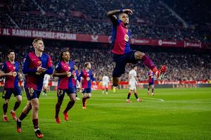 火力凶猛，巴萨自2011-12赛季后首次单赛季欧冠打进33球